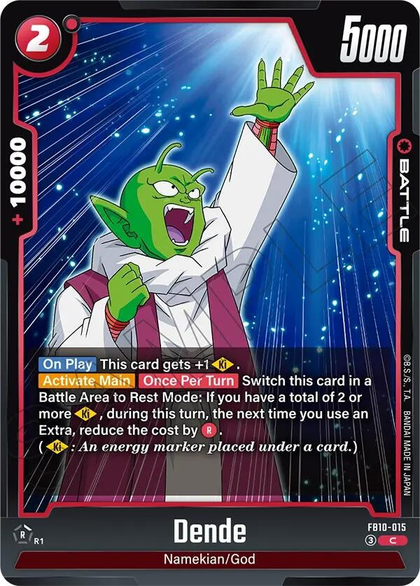 Image for Dende (FB10-015) (Cross Force) (FB10) - Dragon Ball Super: Fusion World