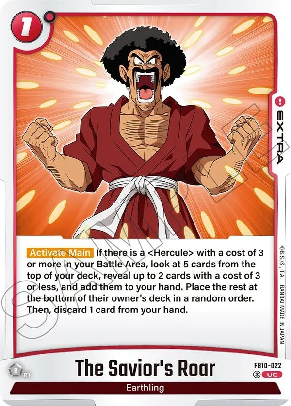 Image for The Savior's Roar (FB10-022) (Cross Force) (FB10) - Dragon Ball Super: Fusion World