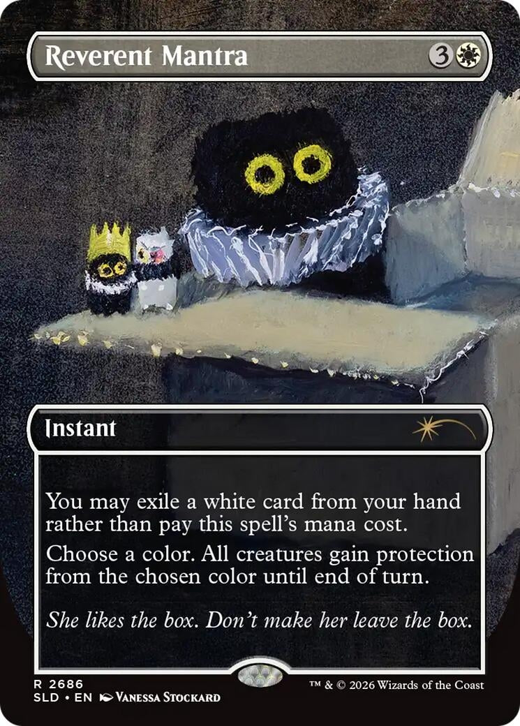 Image for Reverent Mantra (2686) (Secret Lair Drop Series) (SLD) - Magic: The Gathering