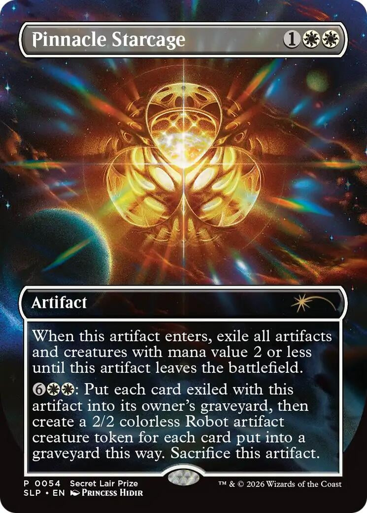 Image for Pinnacle Starcage (54) (Secret Lair Showdown) (SLP) - Magic: The Gathering