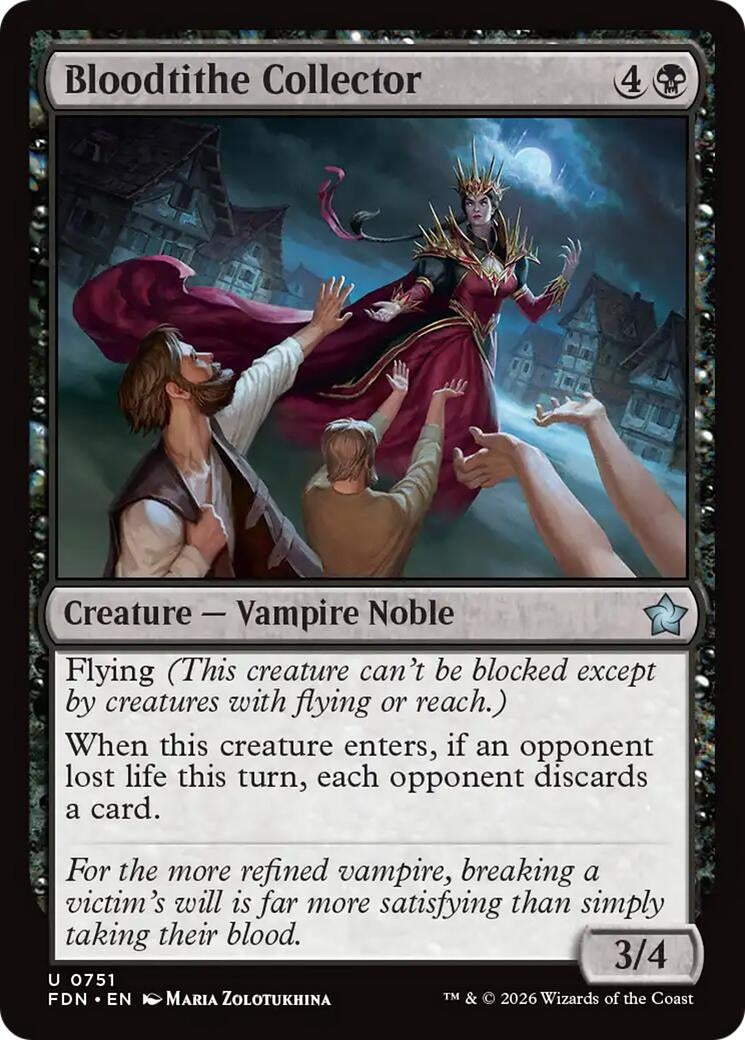 Image for Bloodtithe Collector (0751) (751) (Foundations) (FDN) - Magic: The Gathering