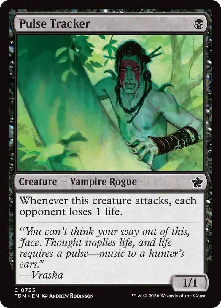 Image for Pulse Tracker (0755) (755) (Foundations) (FDN) - Magic: The Gathering