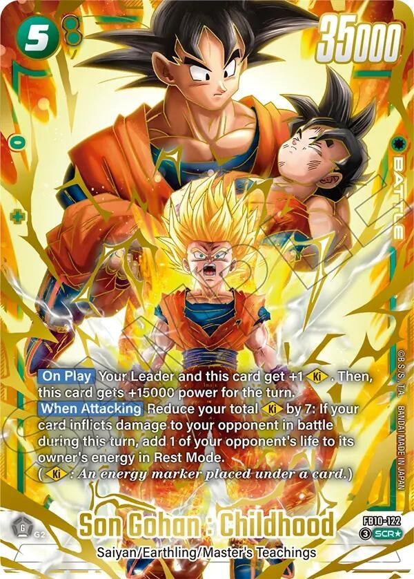 Image for Son Gohan : Childhood - FB10-122 (Alternate Art) (FB10-122) (Cross Force) (FB10) - Dragon Ball Super: Fusion World