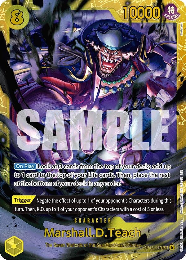 Image for Marshall.D.Teach (119) (OP16-119) (The Time of Battle) (OP16) - One Piece Card Game