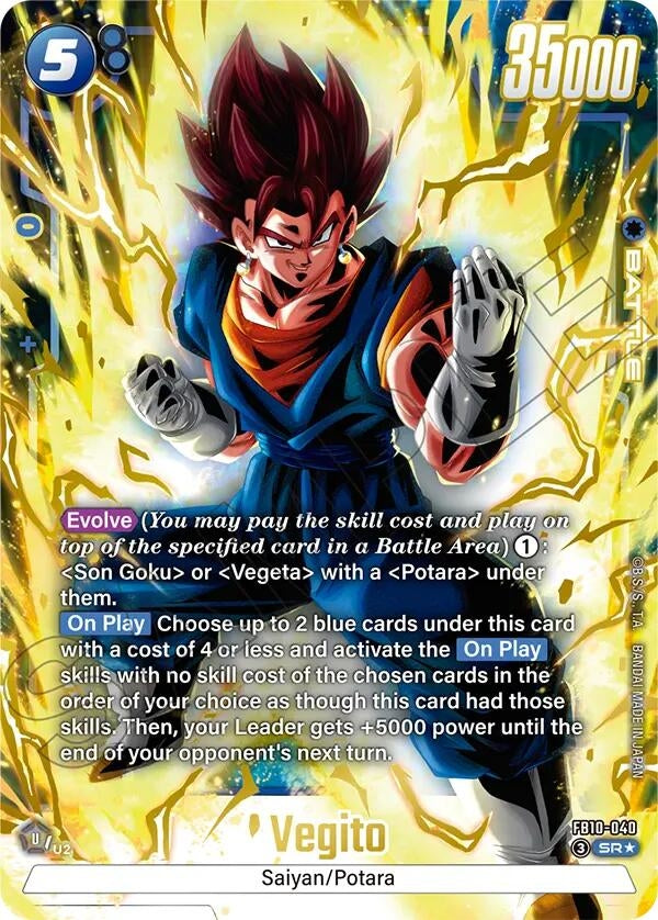 Image for Vegito - FB10-040 (Alternate Art) (FB10-040) (Cross Force) (FB10) - Dragon Ball Super: Fusion World