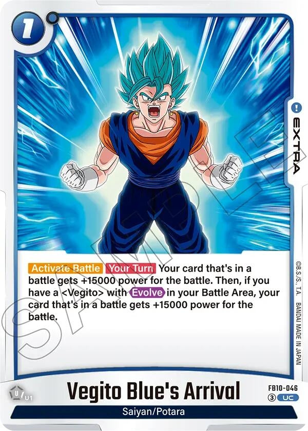 Image for Vegito Blue's Arrival (FB10-046) (Cross Force) (FB10) - Dragon Ball Super: Fusion World