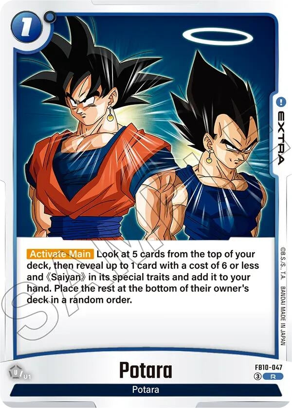 Image for Potara (FB10-047) (Cross Force) (FB10) - Dragon Ball Super: Fusion World