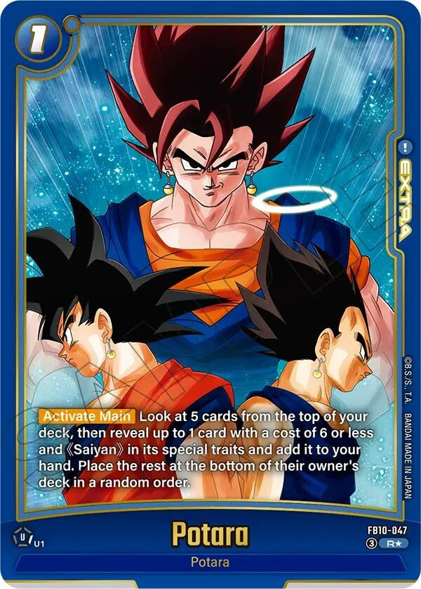 Image for Potara (Alternate Art) (FB10-047) (Cross Force) (FB10) - Dragon Ball Super: Fusion World
