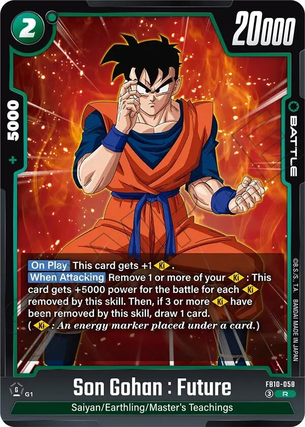 Image for Son Gohan : Future - FB10-058 (FB10-058) (Cross Force) (FB10) - Dragon Ball Super: Fusion World