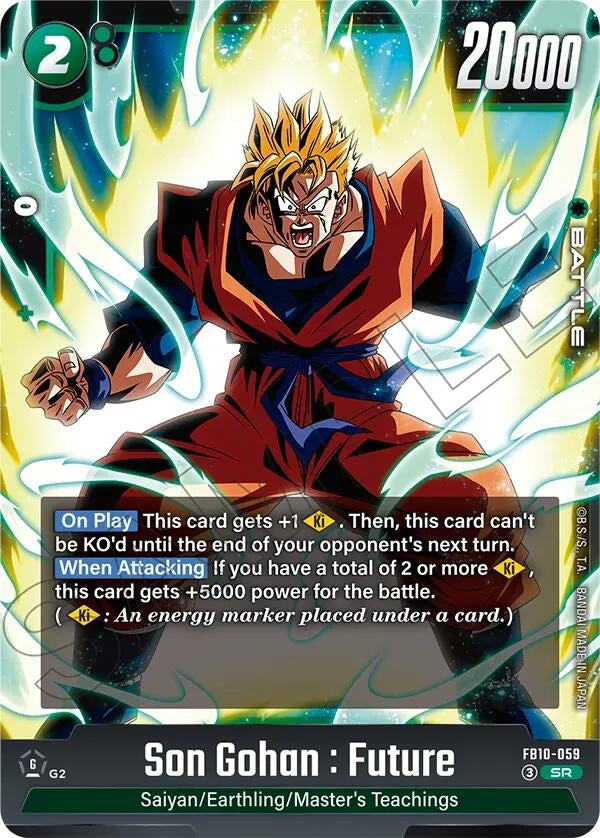 Image for Son Gohan : Future - FB10-059 (FB10-059) (Cross Force) (FB10) - Dragon Ball Super: Fusion World