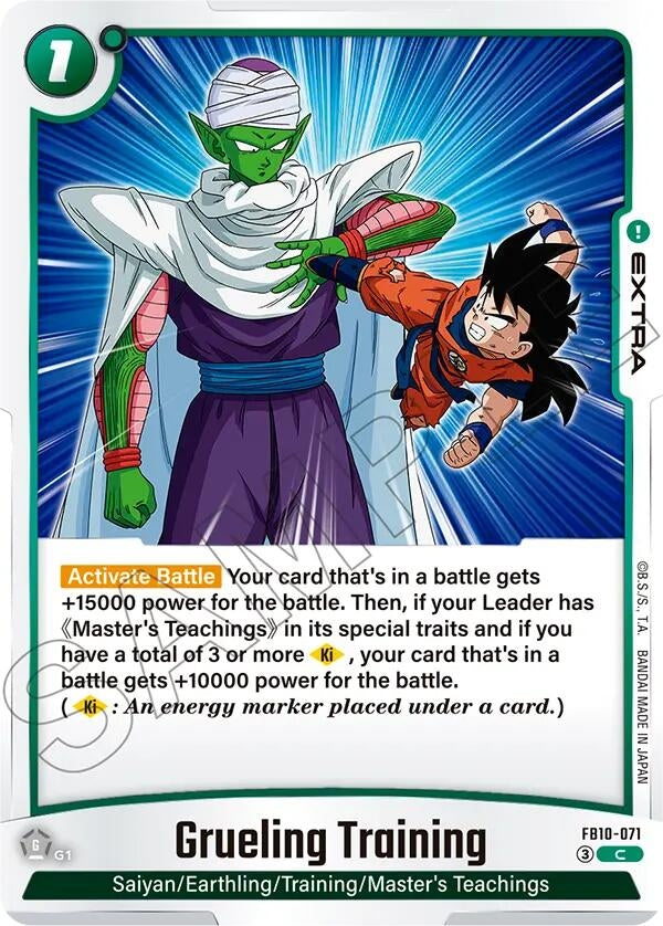 Image for Grueling Training (FB10-071) (Cross Force) (FB10) - Dragon Ball Super: Fusion World