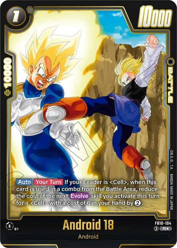 Image for Android 18 - FB10-104 (Alternate Art) (FB10-104) (Cross Force) (FB10) - Dragon Ball Super: Fusion World