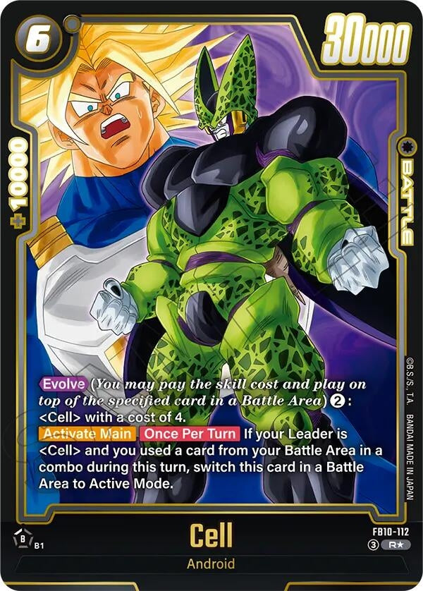 Image for Cell - FB10-112 (Alternate Art) (FB10-112) (Cross Force) (FB10) - Dragon Ball Super: Fusion World