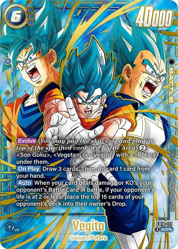 Image for Vegito - FB10-121 (Super Alternate Art) (FB10-121) (Cross Force) (FB10) - Dragon Ball Super: Fusion World