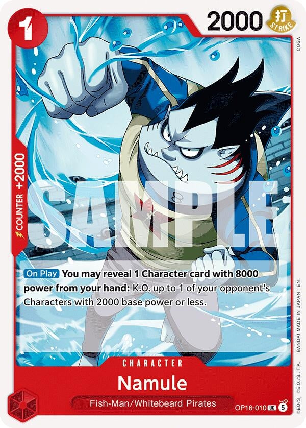 Image for Namule (OP16-010) (The Time of Battle) (OP16) - One Piece Card Game