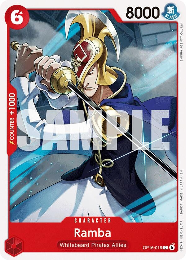 Image for Ramba (OP16-016) (The Time of Battle) (OP16) - One Piece Card Game