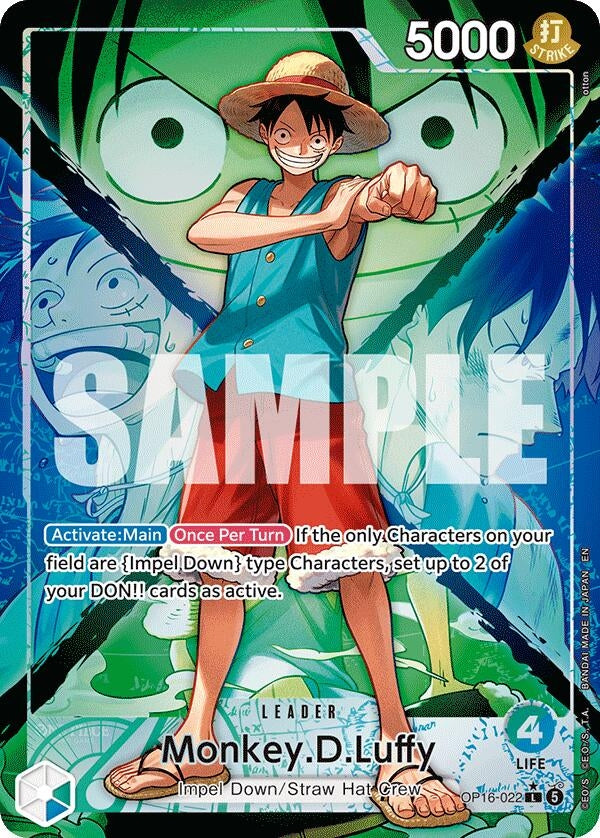 Image for Monkey.D.Luffy (022) (Alternate Art) (OP16-022) (The Time of Battle) (OP16) - One Piece Card Game