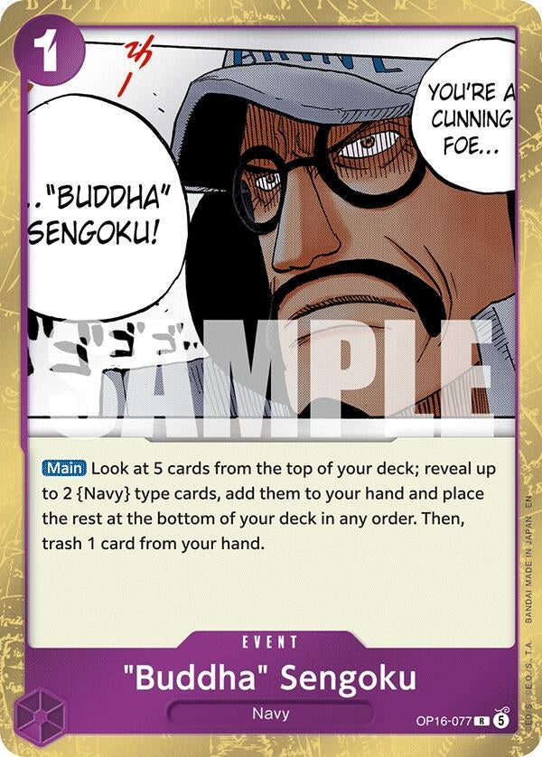 Image for "Buddha" Sengoku (OP16-077) (The Time of Battle) (OP16) - One Piece Card Game