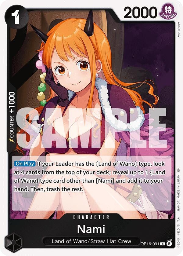 Image for Nami (OP16-091) (The Time of Battle) (OP16) - One Piece Card Game