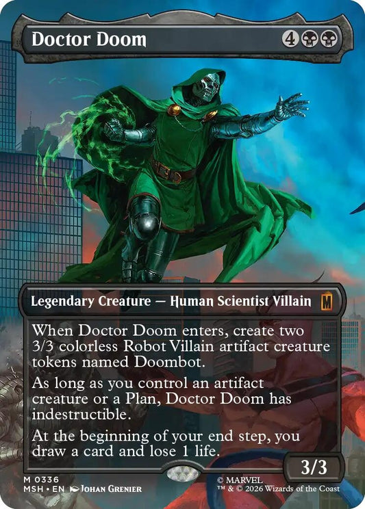 Image for Doctor Doom (Borderless) (336) (336) (Marvel Super Heroes) - Magic: The Gathering