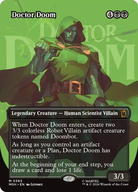 Image for Doctor Doom (Borderless) (365) (365) (Marvel Super Heroes) - Magic: The Gathering