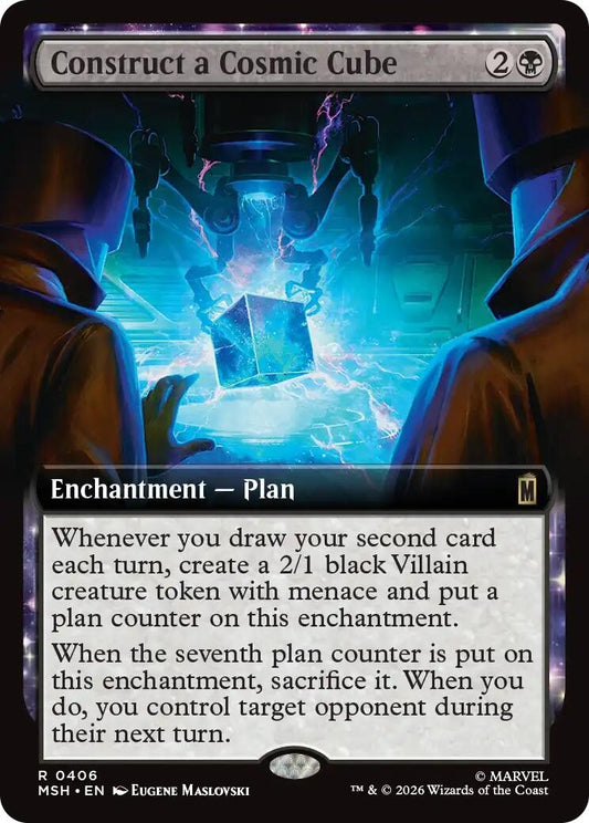 Image for Construct a Cosmic Cube (Extended Art) (406) (Marvel Super Heroes) - Magic: The Gathering