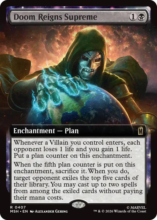 Image for Doom Reigns Supreme (Extended Art) (407) (Marvel Super Heroes) - Magic: The Gathering