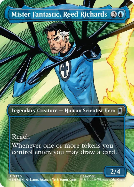 Image for Mister Fantastic, Reed Richards (Borderless) (320) (Marvel Super Heroes) - Magic: The Gathering