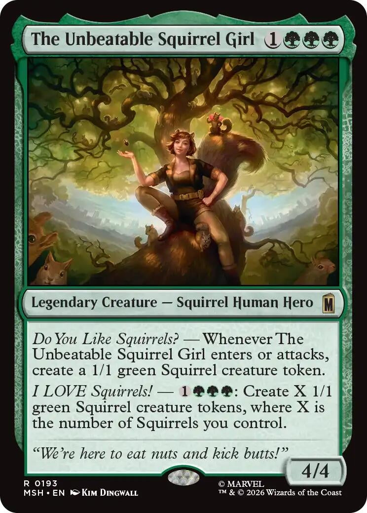 Image for The Unbeatable Squirrel Girl (193) (Marvel Super Heroes) - Magic: The Gathering