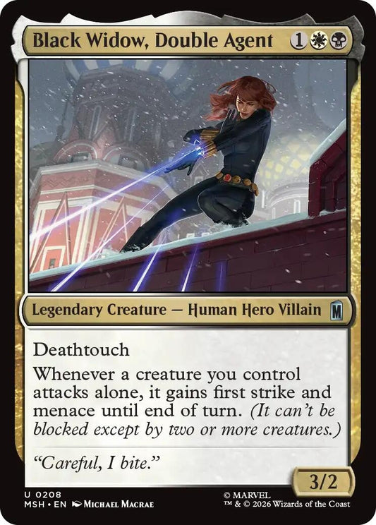 Image for Black Widow, Double Agent (208) (Marvel Super Heroes) - Magic: The Gathering