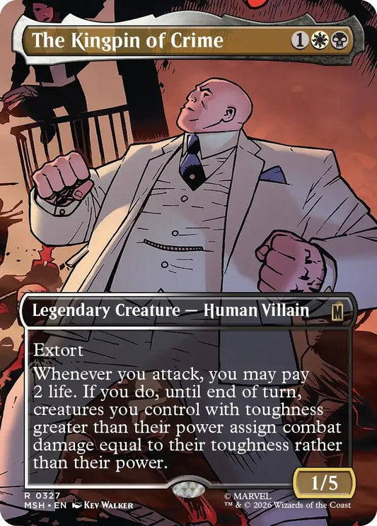 Image for The Kingpin of Crime (Borderless) (0327) (327) (Marvel Super Heroes) - Magic: The Gathering
