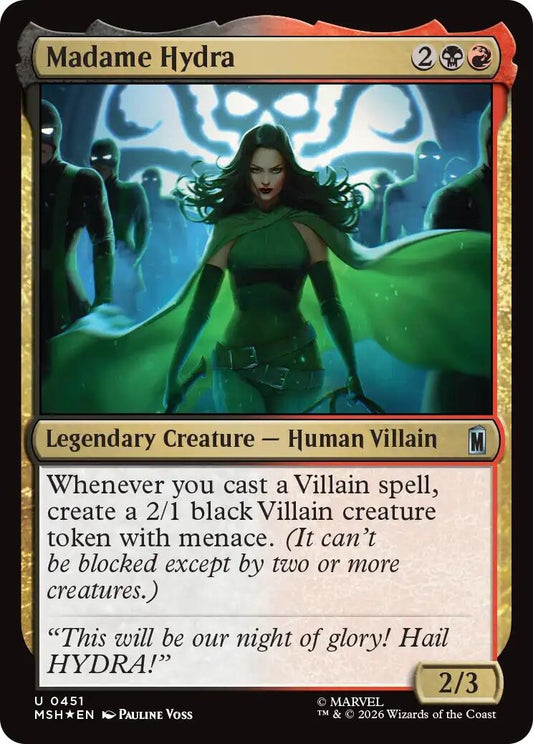 Image for Madame Hydra (Suge Foil) (451) (Marvel Super Heroes) - Magic: The Gathering