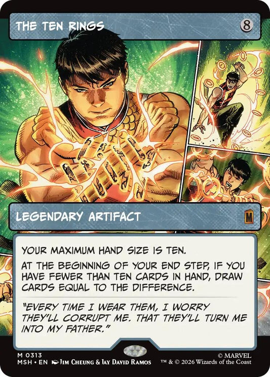 Image for The Ten Rings (Borderless) (313) (Marvel Super Heroes) - Magic: The Gathering