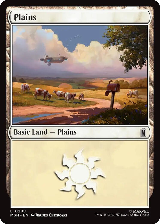 Image for Plains (0288) (288) (Marvel Super Heroes) - Magic: The Gathering
