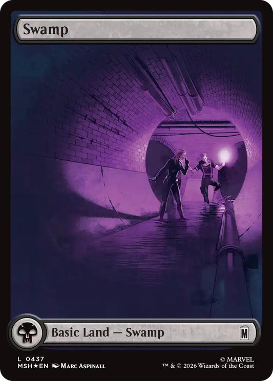 Image for Swamp (0437) (Surge Foil) (437) (Marvel Super Heroes) - Magic: The Gathering