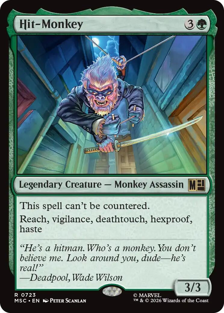 Image for Hit-Monkey (723) (Commander: Marvel Super Heroes) - Magic: The Gathering
