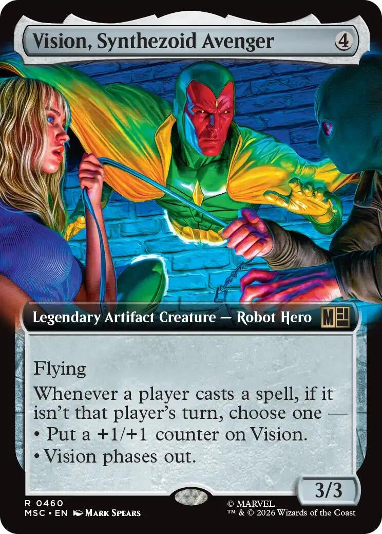 Image for Vision, Synthezoid Avenger (Extended Art) (460) (Commander: Marvel Super Heroes) - Magic: The Gathering