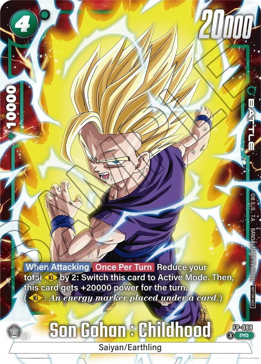 Image for Son Gohan : Childhood - FP-088 (Tournament Pack 11) (FP-088) (Tournament and Championship Promos) (DBSFW_TPR) - Dragon Ball Super: Fusion World