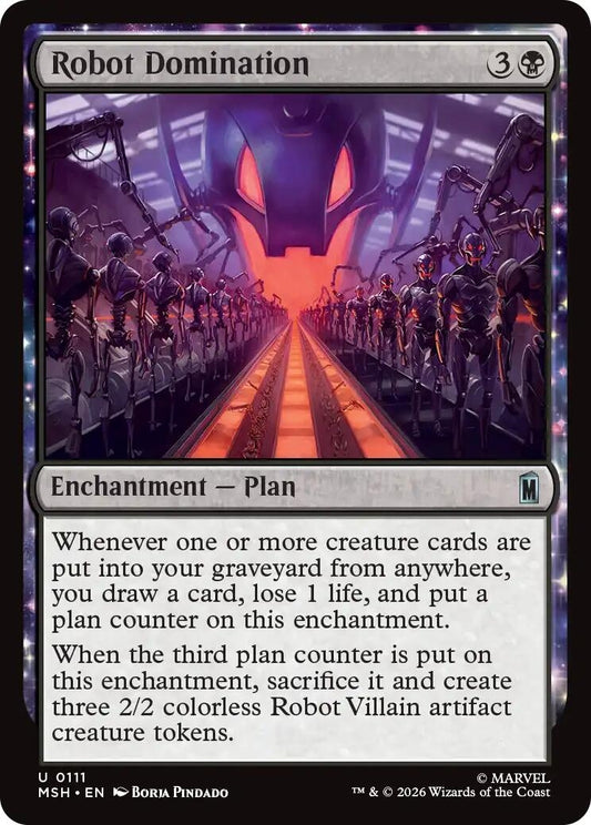 Image for Robot Domination (111) (Marvel Super Heroes) - Magic: The Gathering