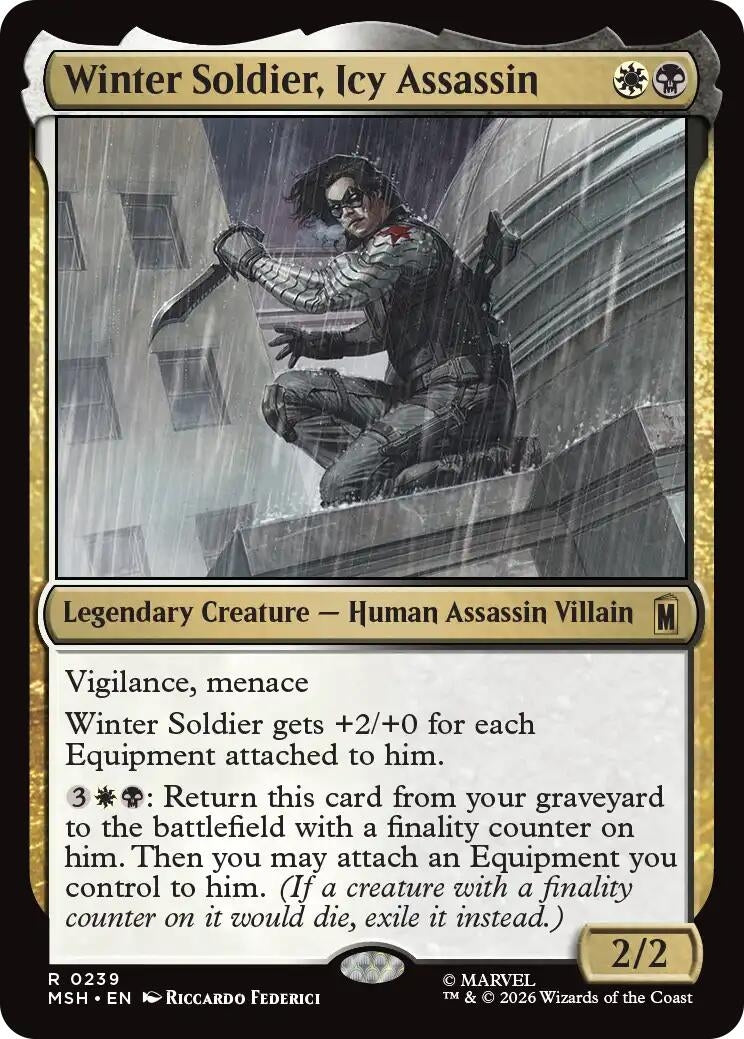 Image for Winter Soldier, Icy Assassin (239) (Marvel Super Heroes) - Magic: The Gathering