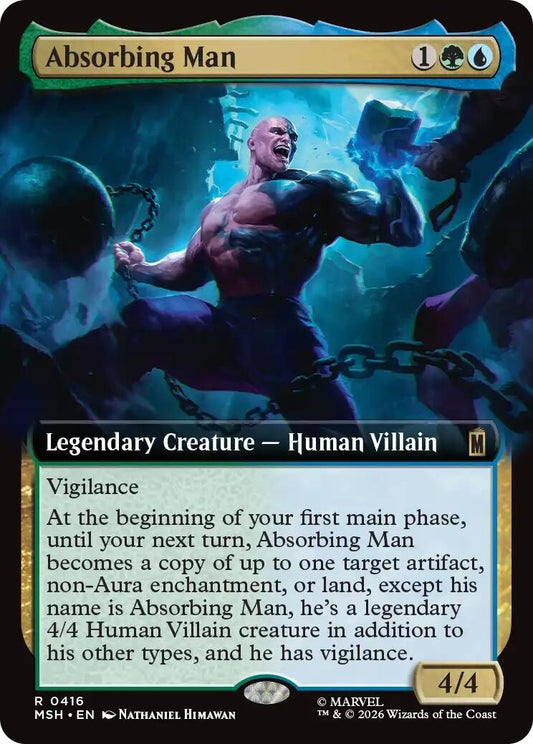 Image for Absorbing Man (Extended Art) (416) (Marvel Super Heroes) - Magic: The Gathering