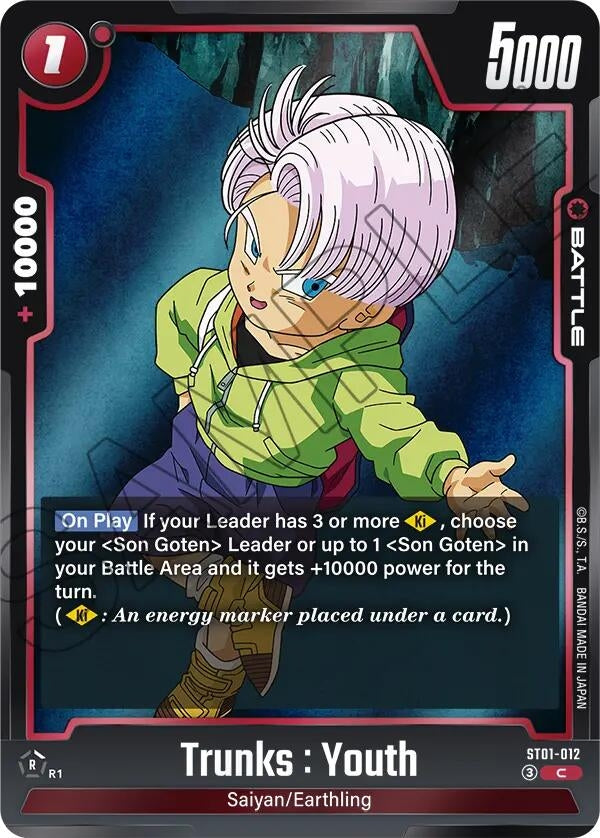 Image for Trunks : Youth - ST01-012 (ST01-012) (Story Booster 01) (ST01) - Dragon Ball Super: Fusion World