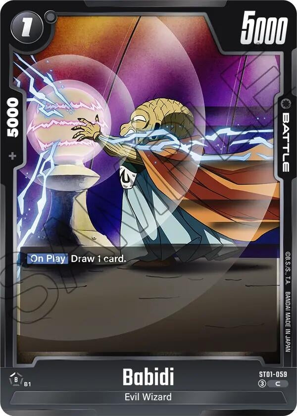 Image for Babidi - ST01-059 (ST01-059) (Story Booster 01) (ST01) - Dragon Ball Super: Fusion World