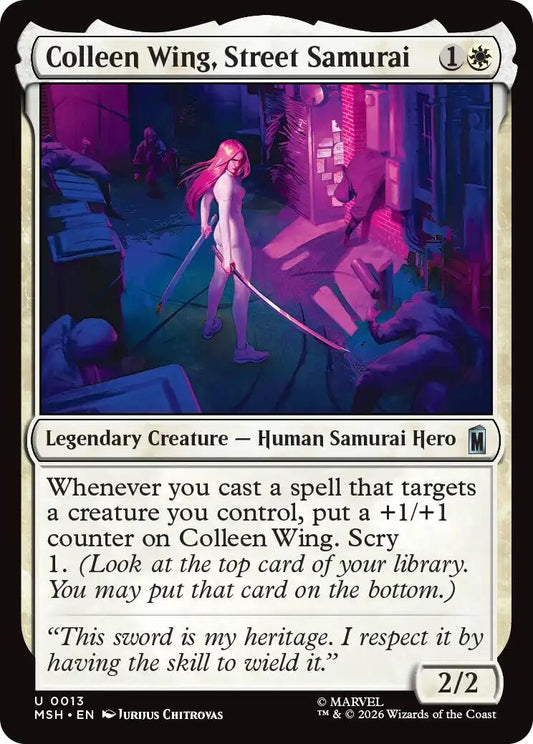 Image for Colleen Wing, Street Samurai (13) (Marvel Super Heroes) - Magic: The Gathering