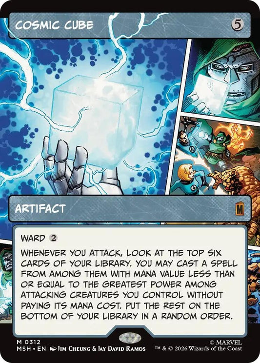 Image for Cosmic Cube (Borderless) (0312) (312) (Marvel Super Heroes) - Magic: The Gathering