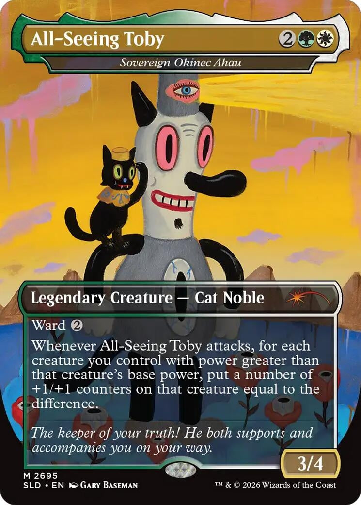 Image for All-Seeing Toby - Sovereign Okinec Ahau (2695) (Secret Lair Drop Series) (SLD) - Magic: The Gathering