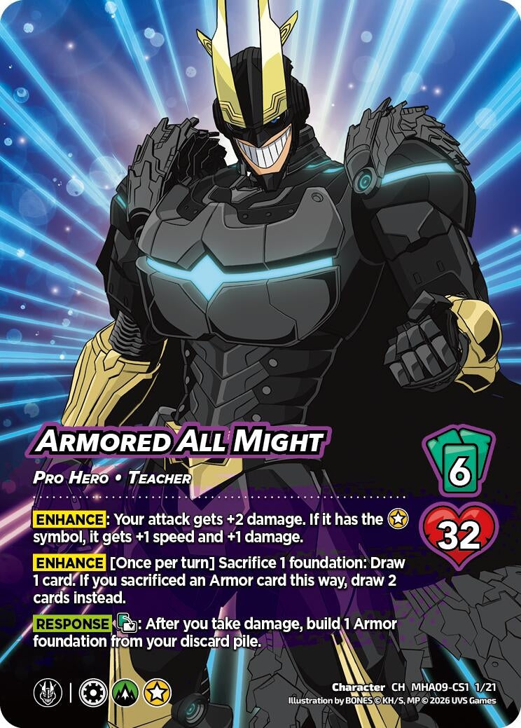 Image for Armored All Might (MHA09-CS1 1/21) (Challenger Series: My Hero Academia - Final Battle) - UniVersus