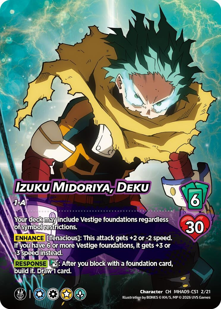 Image for Izuku Midoriya, Deku (MHA09-CS1 2/21) (Challenger Series: My Hero Academia - Final Battle) - UniVersus