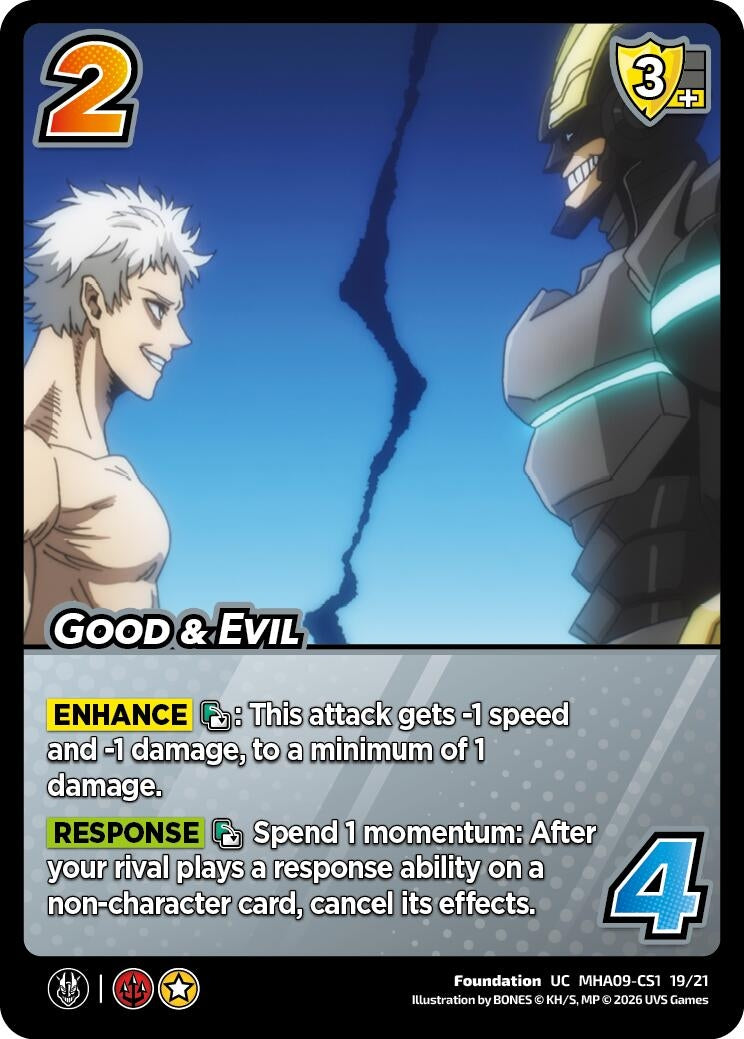 Image for Good & Evil (19/21) (MHA09-CS1 19/21) (Challenger Series: My Hero Academia - Final Battle) - UniVersus
