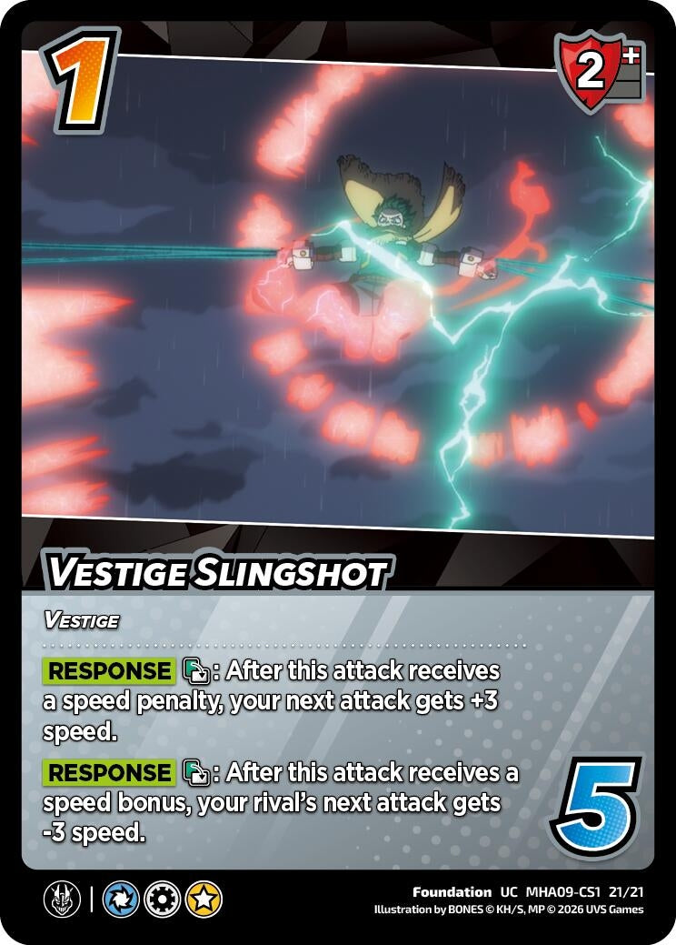 Image for Vestige Slingshot (MHA09-CS1 21/21) (Challenger Series: My Hero Academia - Final Battle) - UniVersus